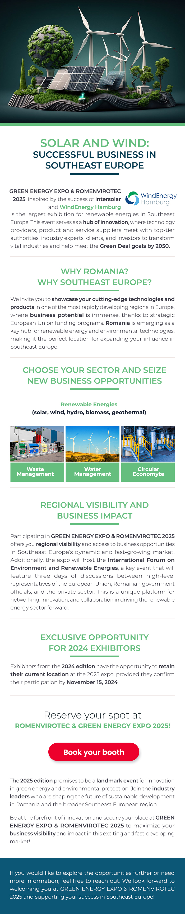 GREEN ENERGY EXPO & ROMENVIROTEC!