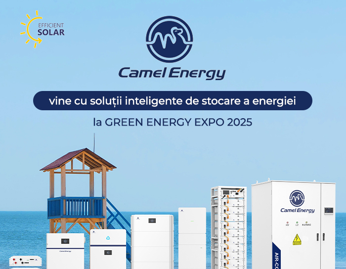 Camel Energy vine cu soluții inteligente de stocare a energiei la GREEN ENERGY EXPO 2025