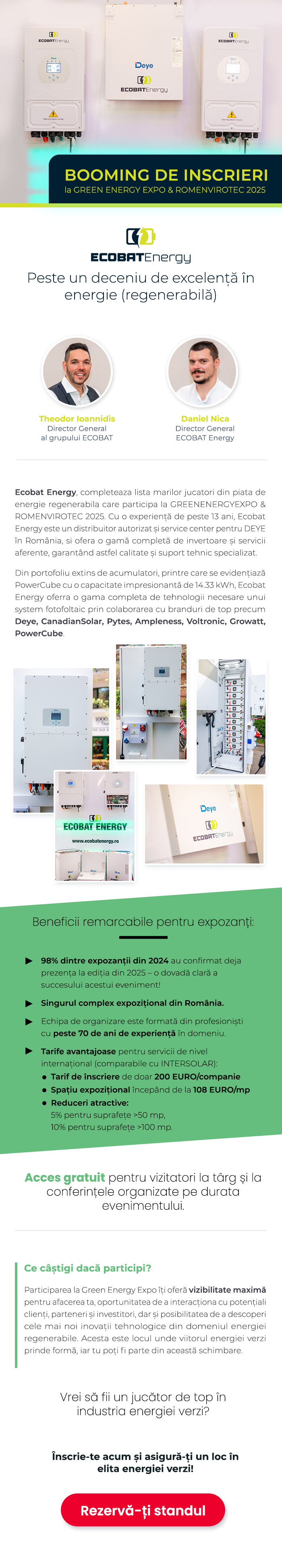 GREEN ENERGY & ROMENVIROTEC!