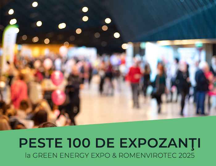 Peste 100 de expozanţi la Green Energy Expo & Romenvirotec 2025