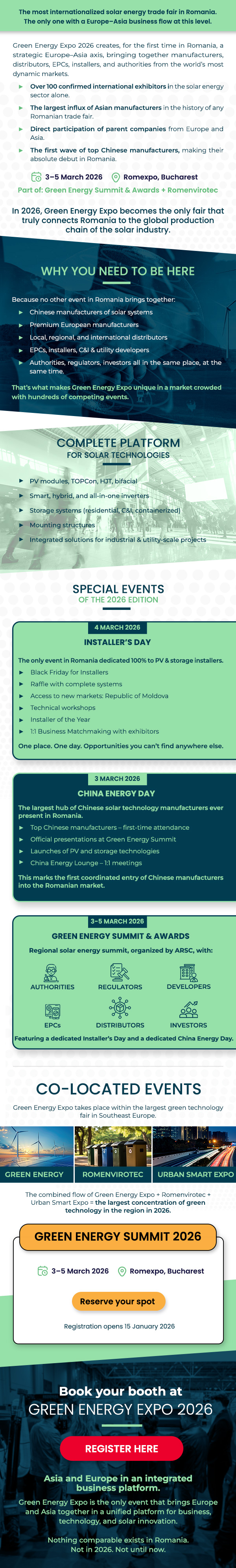 GREEN ENERGY EXPO & ROMENVIROTEC