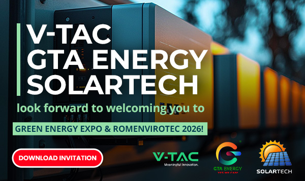 V-TAC, GTA Energy, and Solartech look forward to welcoming you to GREEN ENERGY EXPO & ROMENVIROTEC 2026