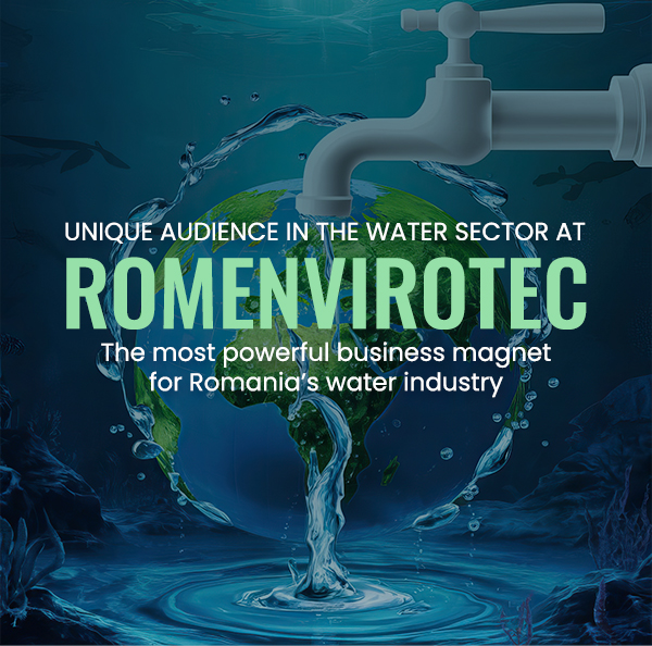 UNIQUE AUDIENCE IN THE WATER SECTOR AT ROMENVIROTEC