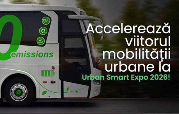 Accelerează viitorul mobilității urbane la Urban Smart Expo 2026!