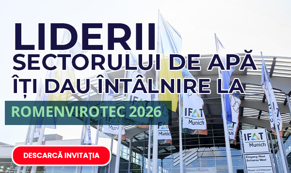 Liderii sectorului de apă îți dau întâlnire la ROMENVIROTEC 2026