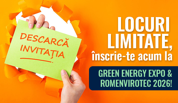Locuri limitate, înscrie-te acum la GREEN ENERGY EXPO & ROMENVIROTEC 2026