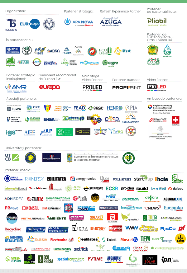 Parteneri Green Energy Expo & Romenvirotec 2026