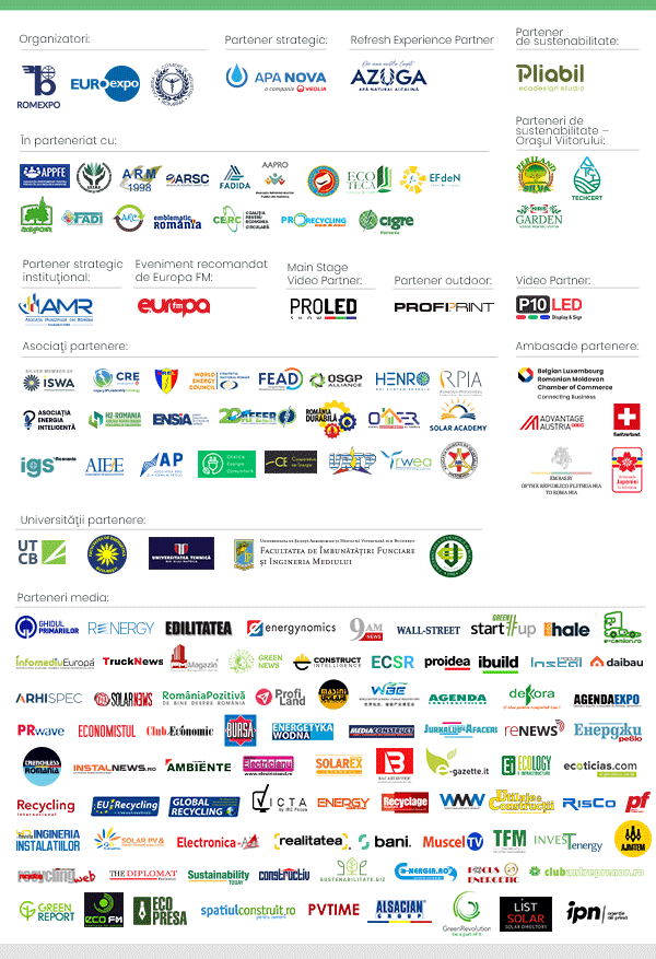 Parteneri Green Energy Expo & Romenvirotec 2026