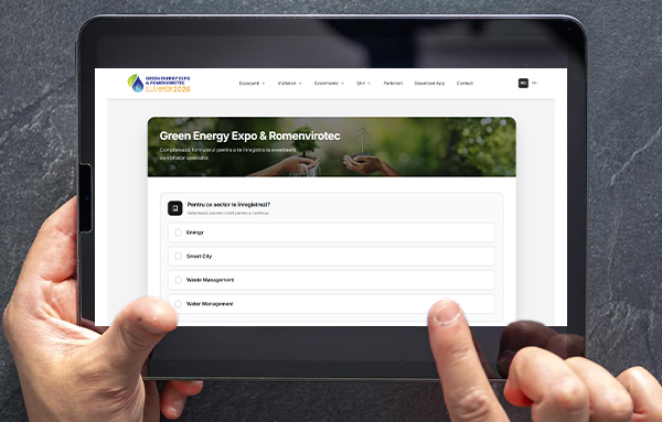 Înscrie-te şi intră gratuit la GREEN ENERGY EXPO & ROMENVIROTEC 2026!