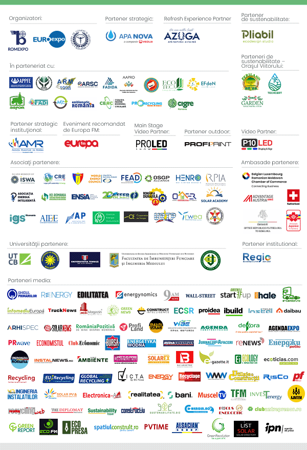 Parteneri Green Energy Expo & Romenvirotec 2026