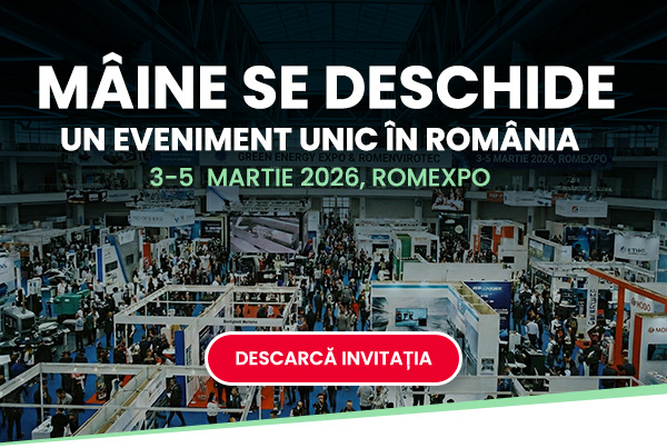 Maine se deschide GREEN ENERGY EXPO & ROMENVIROTEC - editia 2026