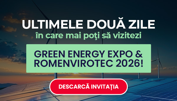 ULTIMELE DOUĂ ZILE în care mai poţi să vizitezi GREEN ENERGY EXPO & ROMENVIROTEC 2026!