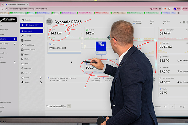 Cornel Eftenoiu presenting a smart energy management system — Darcom Energy Solutions