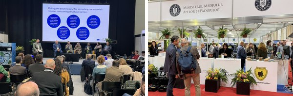 International Conferences · Ministry of Environment, Waters and Forests stand