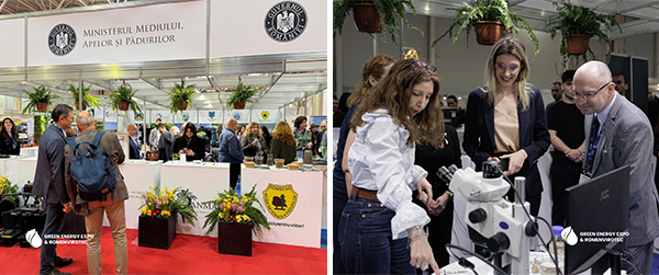 Standul Ministerului Mediului, Apelor și Pădurilor și publicul la Green Energy Expo & Romenvirotec 2026