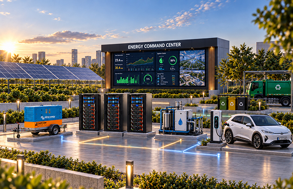 Energy Command Center — monitorizare în timp real a energiei din GREEN CITY LAB